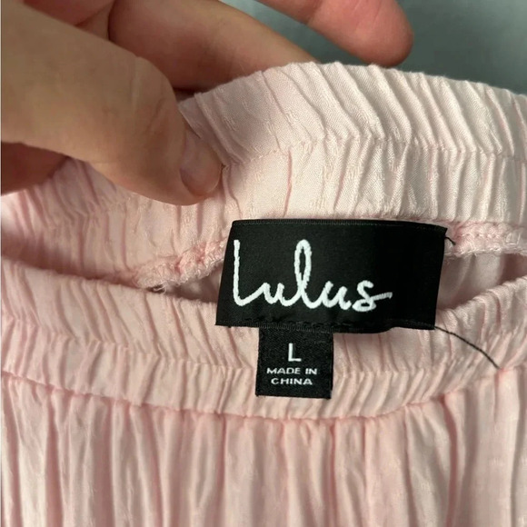 Lulu’s, lightweight, boxer style, women’s, short, pink, pull on, size large - Picture 5 of 9